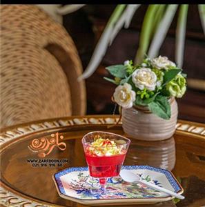 جام یکبار مصرف دسر و ژله دردار | ظروف یکبار مصرف دسری فانتزی