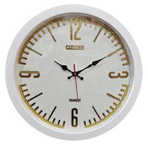 ساعت دیواری سیتیزن سفید 35 سانتی