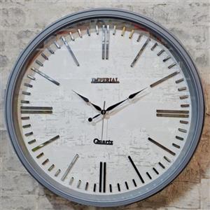 ساعت دیواری امپریال 60 سانتی طرح کاغذ دیواری
