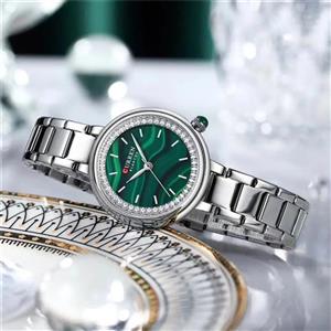 ساعت مچی زنانه کارن بند فلزی CURREN 9089 ساعت اورجینال و ضداب - رزگلد سفید