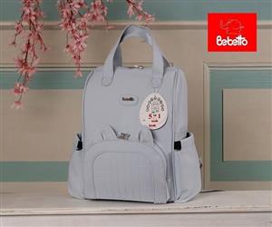 ساک لوازم کوله ای چرم ببتو لوازم نوزاد کد 003