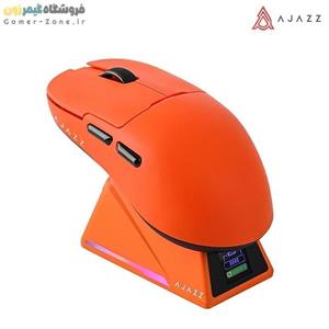 موس گیمینگ بی سیم حرفه ای ایجز به همراه داک شارژ مدل Ajazz AJ159 APEX 8K Wireless Gaming MouseCharging Dock