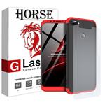 Back Cover FPGKK For Huawei Honor 9 Lite With Horse UCC Screen protector Glass