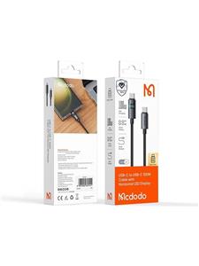 کابل شارژ دوسر تایپ سی 100 وات با نمایشگر مک دودو Mcdodo CA-5610 طول 1.2 متر