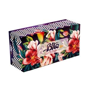دستمال کاغذی " جعبه ای " بی تا - ( 150 برگ دولا )