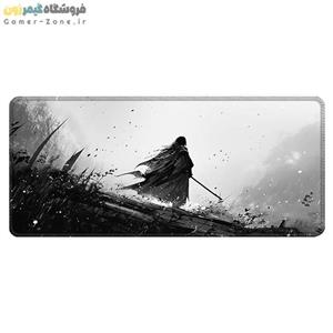 موس پد گیمینگ طرح Samurai سایز بزرگ مدل Samurai Ink (SMR-B10) Large Gaming Mouse Pad