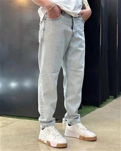 شلوار جین مردانه مام فیت اورجینال ترک-دمپا آزاد -پارچه ترک-دوخت شرکت LCON ترکیه - 33 / طوسی روشن / مام فیت