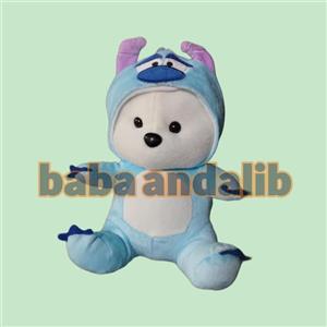 عروسک خرس لباس سالیوان (23 سانتی)