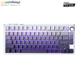 کیبورد گیمینگ بی سیم مکانیکال مجهز به GASKET رویال کلاج مدل RK Royal Kludge R75 Pro RGB Hot Swappable Gasket Mounted Wireless Mechanical Gaming Keyboard