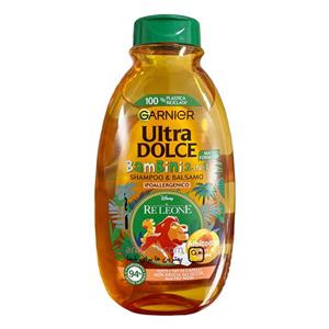 شامپو سر کودک گارنیر garnier مدل Bambini 2-in-1 سری Ultra Dolce حجم 300 میل