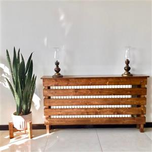 کاور شوفاژ چوبی مدل F300 – قهوه ای روشن ا heater cover