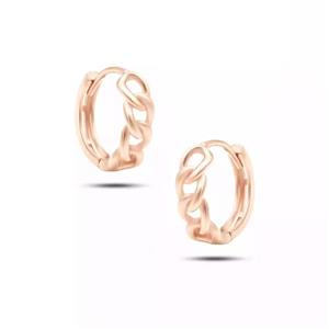 گوشواره طلا کلیپسی زنجیر کارتیه  GED0014 