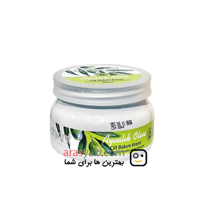 کرم دست و بدن استوینت زیتون مدل Ayvalik olive مرطوب کننده قوی حجم 300 میل