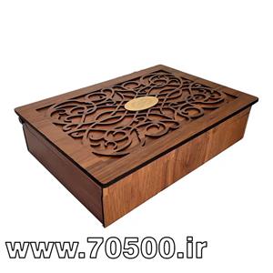 جعبه تنقلات برش لیزری جنس ام دی اف کد 1009