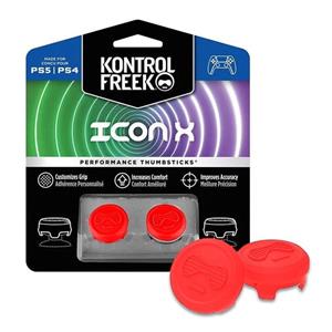 KontrolFreek Icon X Performance Thumbsticks for PlayStation Red محافظ آنالوگ کنترلر