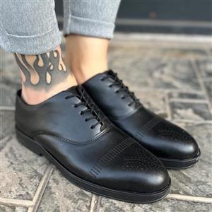 کفش مردانه مشکی کد 25002