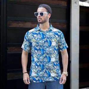 پیراهن مردانه هاوایی کد 22656