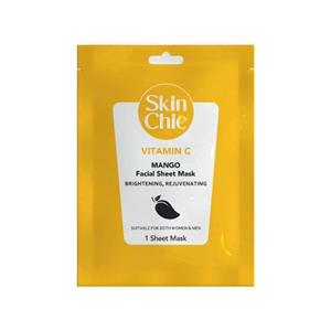 ماسک صورت ورقه ای ویتامین سی c با عصاره انبه اسکین شیک