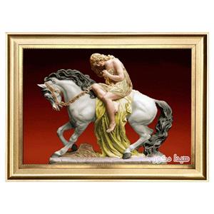 تابلو فرش ماشینی تندیس لیدی گودیوا – 4065