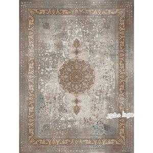 فرش وینتیج ماشینی طرح کلاسیک کد 11801