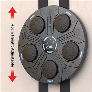 کیسه بوکس دیواری موزیکال دارای نمایشگر به همراه دستکش کد 3002