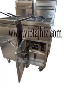 سرخ کن گازی ترموستاتیک صنعتی 