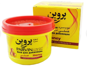 پروین موم سرد گلد مدل عسلی 300 گرم 