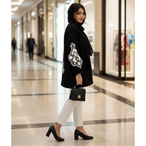 مانتو لینن زنانه طرح هیلان کد 23384