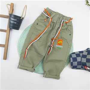 شلوار کتان سبز بچه گانه مام فیت 3 تا 8 سال کد 9971