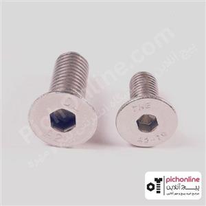 پیچ آلن سرتخت استیل DIN7991) M18×100)