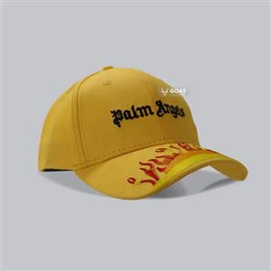 کلاه اسپرت نقابدار دخترانه و پسرانه زرد PALM ANGELS