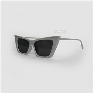 عینک آفتابی سفید دخترانه DIOR| فریم گربه ای