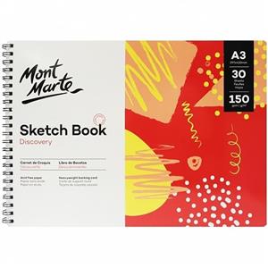دفتر اسکیس ۱۵۰ گرم مونمارت 30 برگ سایز A3 کد MSB0118
