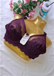 سوتین زنانه تک فنردار دانتل و حریر لعیا - ۹۰