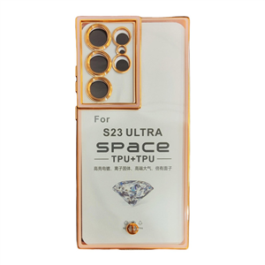قاب سامسونگ گلکسی اس 23 اولترا - Samsung Galaxy S23 ultra مدل شفاف دور رنگی Space