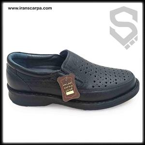 کفش چرم مردانه تابستانی مدل سالتون