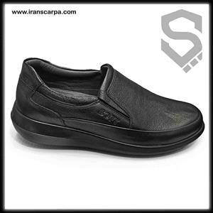 کفش چرم مردانه طبی مدل نووا کشی
