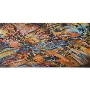 تابلو نقاشی اکریلیک مدل کهکشان 3 کد 110