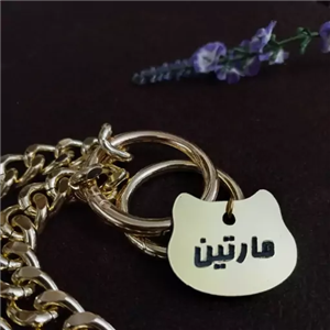 پلاک اسم طرح گربه