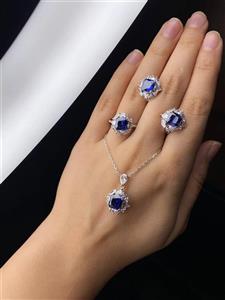 نیم ست جواهری یاقوت کد ۱۲۱۴