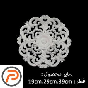 گل تزئینی طرح منبت pvc کد 235