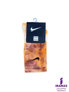 جوراب ساق بلند آبرنگی قهوه ای nike