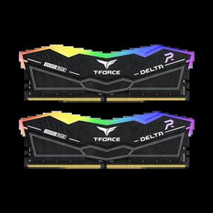 حافظه رم تیم گروپ TeamGroup T-Force DELTA RGB DDR5 64GB Dual 6000MHz CL38 Black