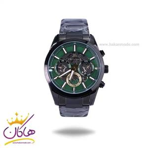 ساعت عقربه ای بیگوتی مردانه فلزی مشکی صفحه سبز BG.1.10561/6