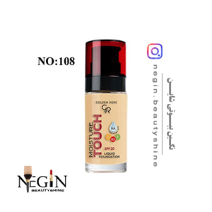 کرم پودر گلدن رز مدل Moisture Touch اصل (شماره 108)