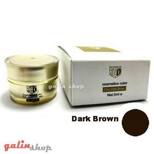 رنگ تاتو جامد تری دی 3D مخصوص میکروبلیدینگ – قهوه ای تیره 