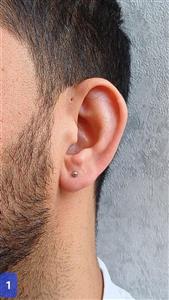 گوشواره مردانه میخی گوی کد 009