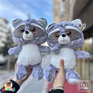 عروسک راکون چشم تیله ای کد pol-۶۵۷