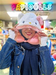 عروسک بالش گردنی کلاه دار طرح ملودی کد pol-۶۱۵