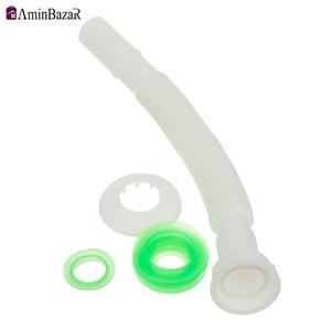 لوله خرطومی کششی 11/2 اینچ سنی پلاستیک 90 سانتی متر